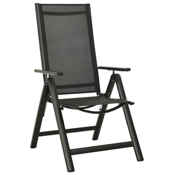 Set mobilier bistro, 5 piese, negru și antracit - WALTI WALTI