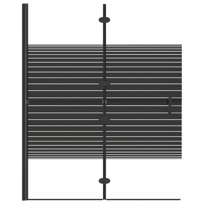 Cabină de duș pliabilă, negru, 100x140 cm, ESG - WALTI WALTI