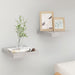 Rafturi perete suspendate 2 buc. gri beton 23x23,5x3,8 cm MDF - WALTI WALTI