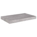 Raft de perete suspendat, gri beton, 50x23x3,8 cm, MDF - WALTI WALTI