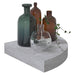 Rafturi de colț de perete, 4 buc., gri beton, 25x25x3,8 cm, MDF - WALTI WALTI