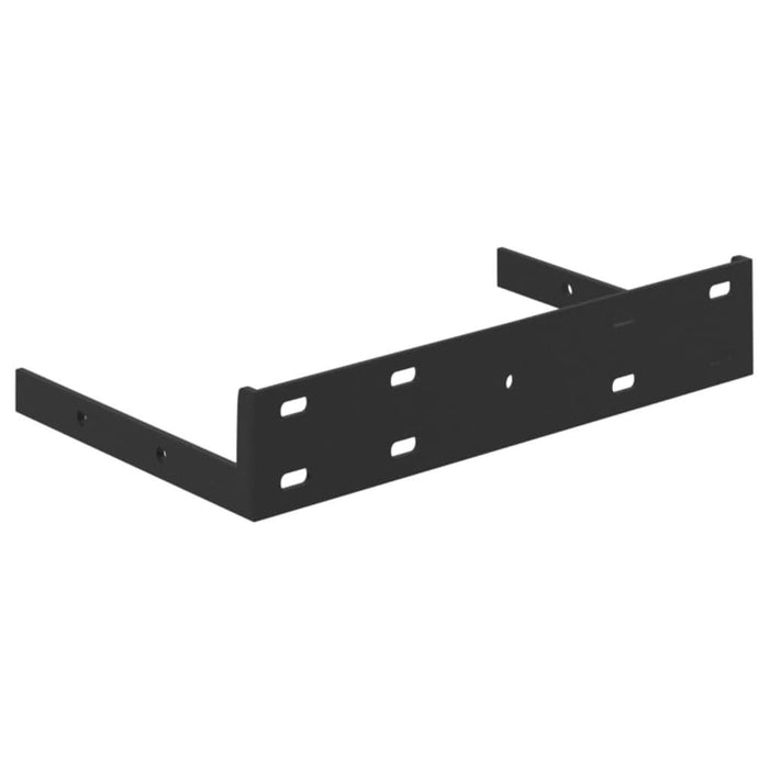 Rafturi de colț de perete, 4 buc., gri beton, 25x25x3,8 cm, MDF - WALTI WALTI