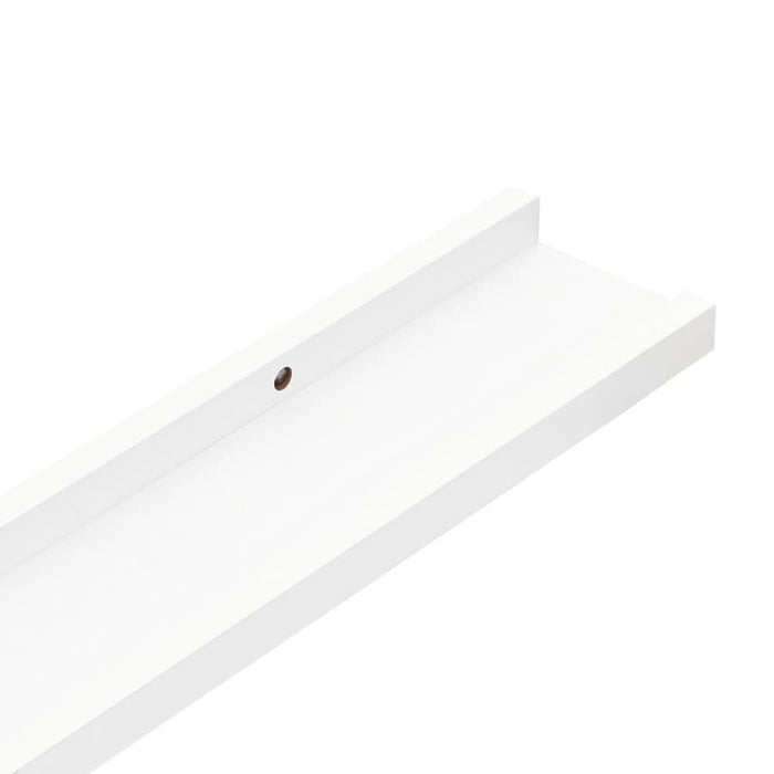 Rafturi de perete, 4 buc., alb, 40x9x3 cm - WALTI WALTI