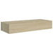 Dulapuri de perete cu sertare 2 buc. stejar 60x23,5x10 cm MDF - WALTI WALTI