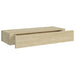 Dulapuri de perete cu sertare 2 buc. stejar 60x23,5x10 cm MDF - WALTI WALTI