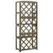 Spalier cu rafturi, gri, 55x30x140 cm, lemn masiv brad - WALTI WALTI