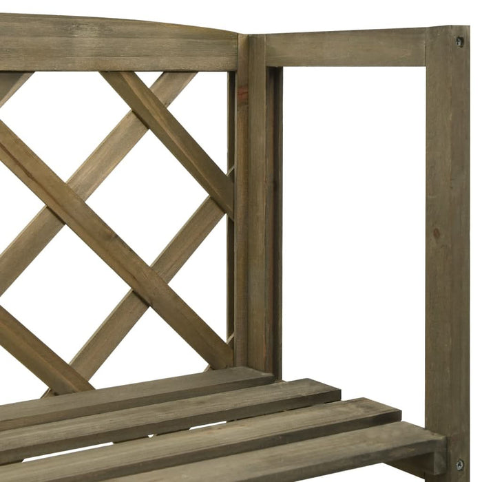 Spalier cu rafturi, gri, 55x30x140 cm, lemn masiv brad - WALTI WALTI