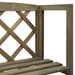 Spalier cu rafturi, gri, 55x30x140 cm, lemn masiv brad - WALTI WALTI