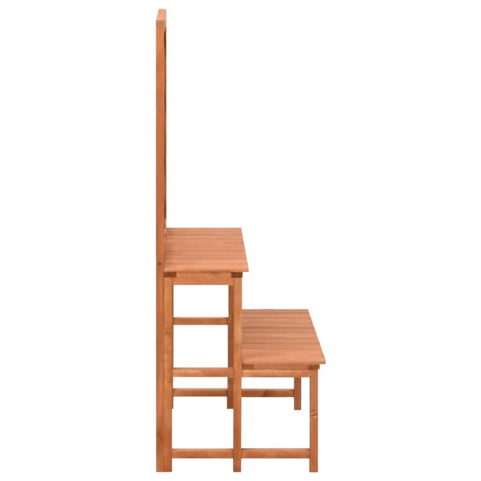 Suport plante cu spalier, 70x42x115 cm, lemn masiv de brad - WALTI WALTI