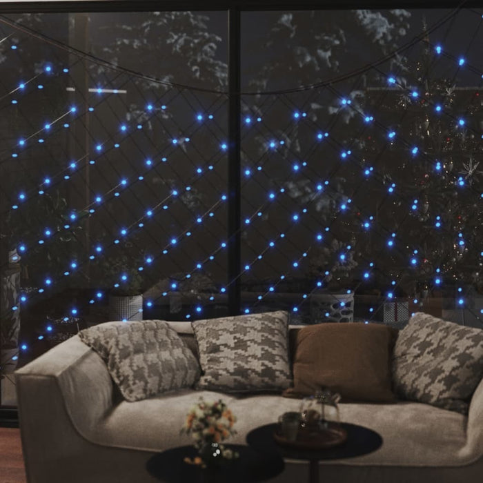 Plasă lumini Crăciun, albastru, 4x4 m 544 LED interior/exterior - WALTI WALTI