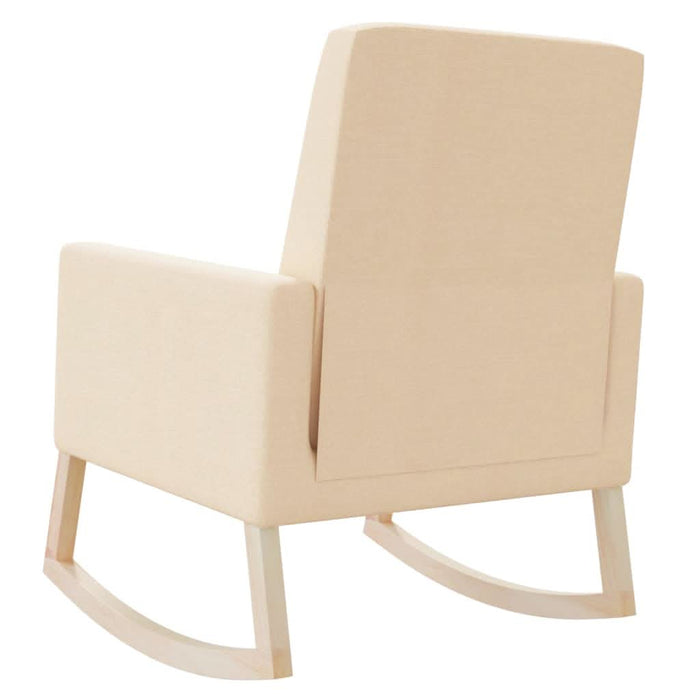 Scaun balansoar, crem, material textil - WALTI WALTI