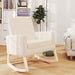 Scaun balansoar, crem, material textil - WALTI WALTI