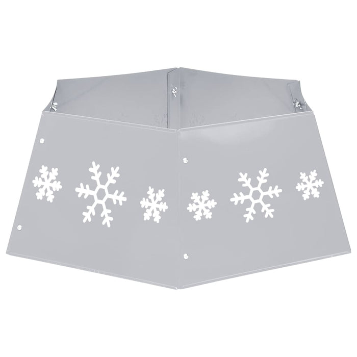 Fustă brad de Crăciun, argintiu și alb, Ø68x25 cm - WALTI WALTI