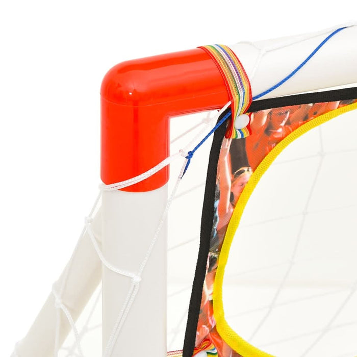 Set poartă de fotbal copii cu perete de poartă 120x51x77,5 cm - WALTI WALTI