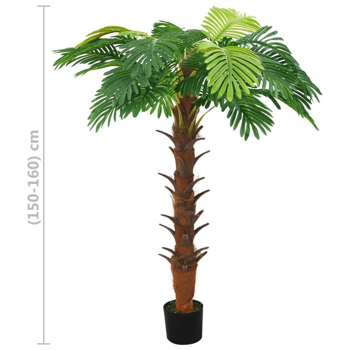 Palmier cycas artificial cu ghiveci, verde, 160 cm - WALTI WALTI