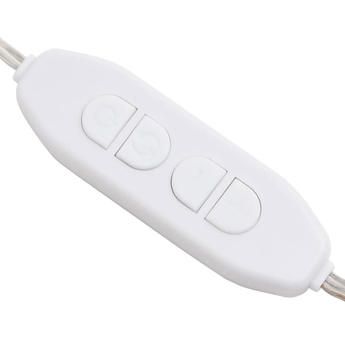 Lampă de oglindă cu 8 becuri LED alb cald și alb rece - WALTI WALTI