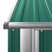 Șopron pentru grădină, verde, 180,5x97x209,5 cm, oțel zincat - WALTI WALTI