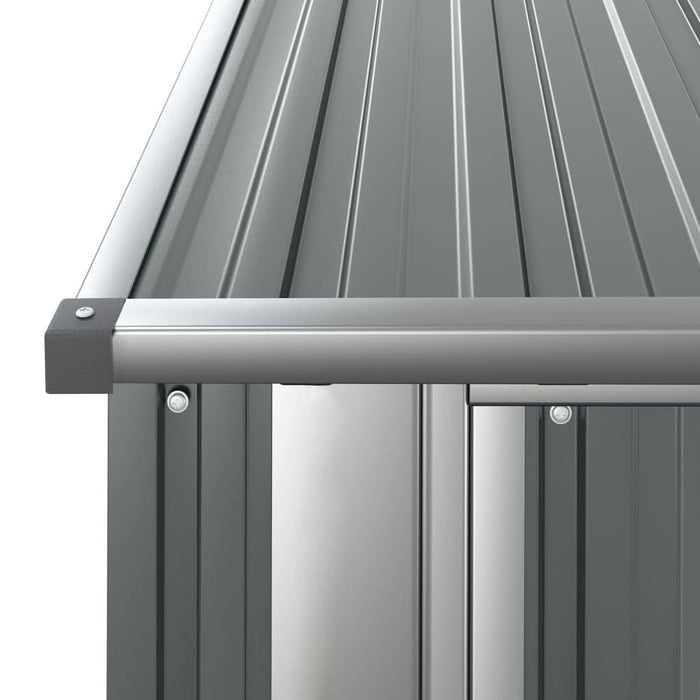 Magazie de grădină, gri, 180,5x97x209,5 cm, oțel galvanizat - WALTI WALTI