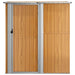 Șopron de grădină 180,5x97x209,5 cm oțel galvanizat aspect lemn - WALTI WALTI