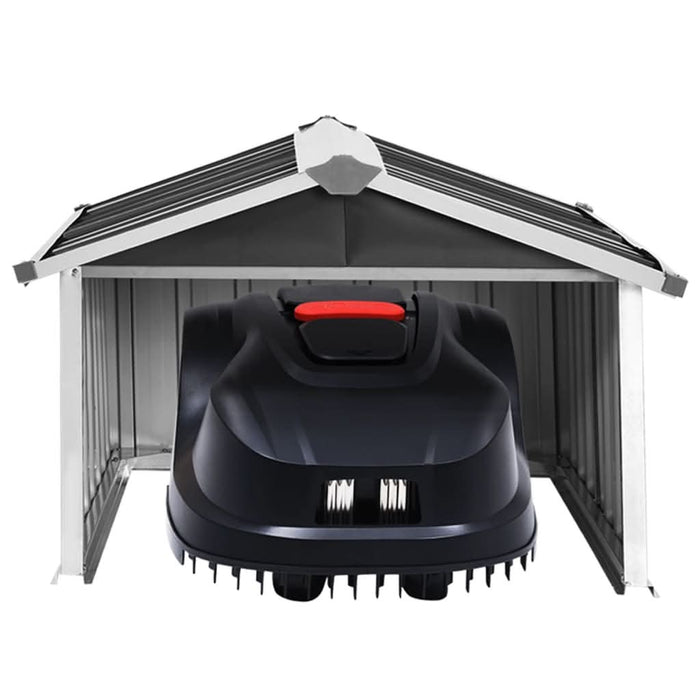 Șopron robot de gazon, 92x97x63cm, antracit, oțel zincat - WALTI WALTI