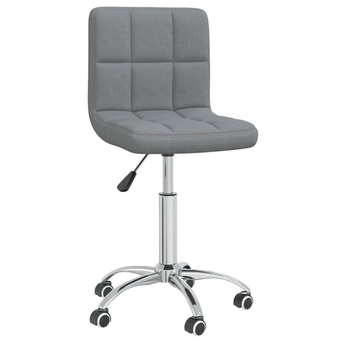 Scaun de birou pivotant, gri deschis, material textil - WALTI WALTI