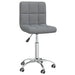 Scaun de birou pivotant, gri deschis, material textil - WALTI WALTI