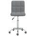 Scaun de birou pivotant, gri deschis, material textil - WALTI WALTI