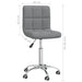 Scaun de birou pivotant, gri deschis, material textil - WALTI WALTI