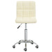 Scaun de birou pivotant, crem, material textil - WALTI WALTI