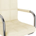 Scaun de bar, crem, material textil - WALTI WALTI