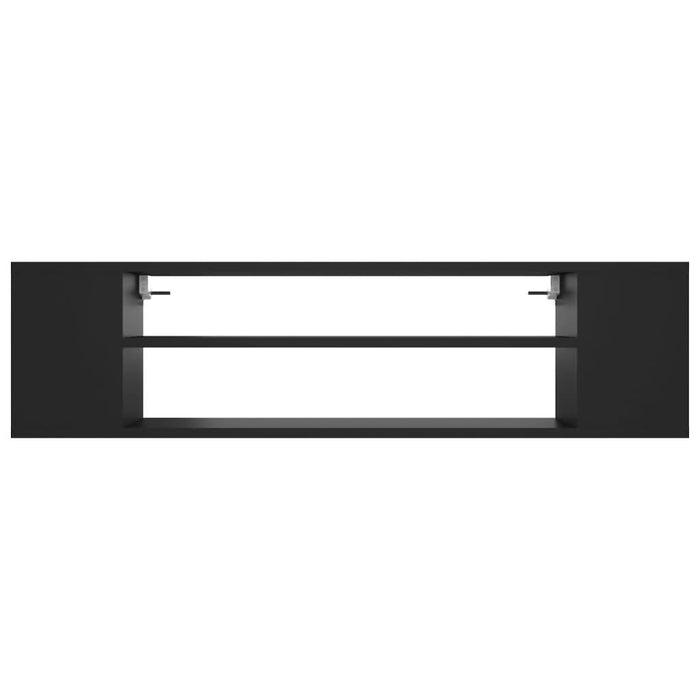 Dulap TV suspendat, negru, 100x30x26,5 cm, PAL - WALTI WALTI