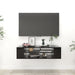Dulap TV suspendat, negru, 100x30x26,5 cm, PAL - WALTI WALTI