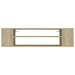 Dulap TV suspendat, stejar Sonoma, 100x30x26,5 cm, PAL - WALTI WALTI