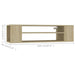 Dulap TV suspendat, stejar Sonoma, 100x30x26,5 cm, PAL - WALTI WALTI