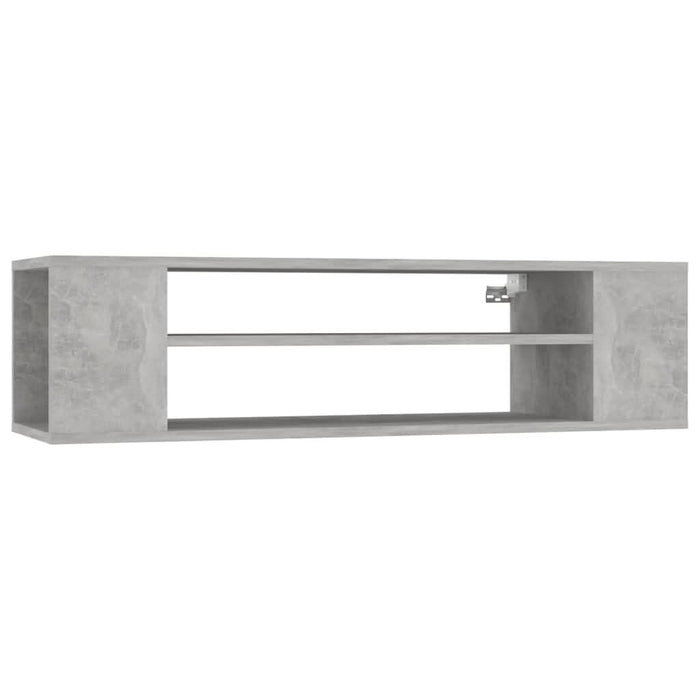 Dulap TV suspendat, gri beton, 100x30x26,5 cm, PAL - WALTI WALTI