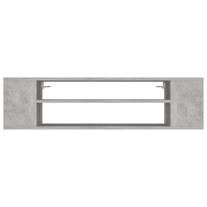 Dulap TV suspendat, gri beton, 100x30x26,5 cm, PAL - WALTI WALTI