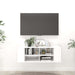 Dulap TV montat pe perete, alb, 102x35x35 cm, PAL - WALTI WALTI