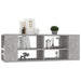 Dulap TV montat pe perete, gri beton, 102x35x35 cm, PAL - WALTI WALTI