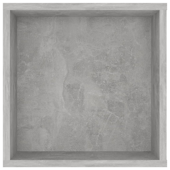 Dulap TV montat pe perete, gri beton, 102x35x35 cm, PAL - WALTI WALTI