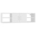 Raft de perete, alb, 102x30x29 cm, PAL - WALTI WALTI