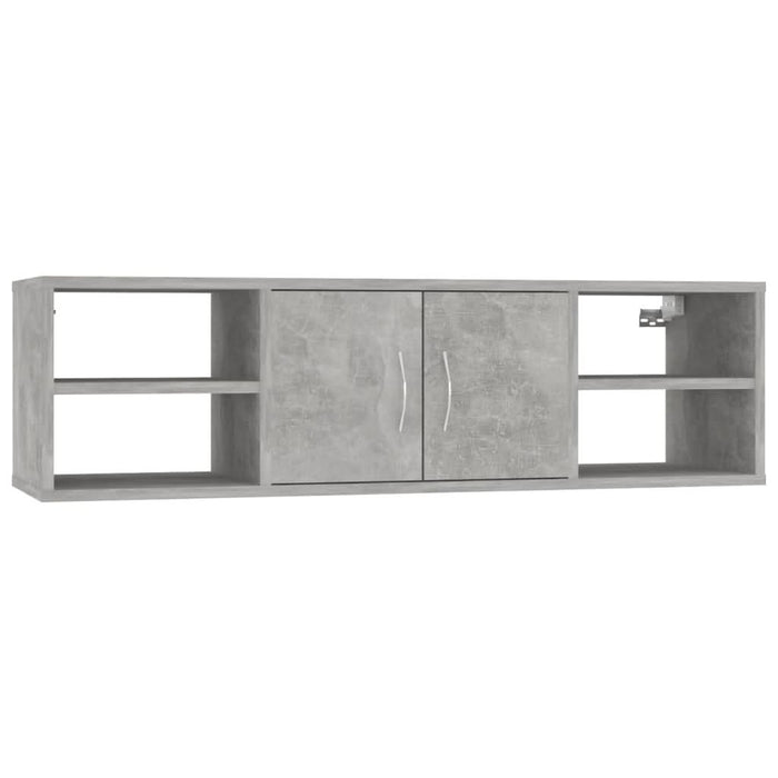 Raft de perete, gri beton, 102x30x29 cm, PAL - WALTI WALTI