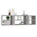 Raft de perete, gri beton, 102x30x29 cm, PAL - WALTI WALTI
