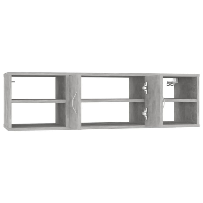 Raft de perete, gri beton, 102x30x29 cm, PAL - WALTI WALTI