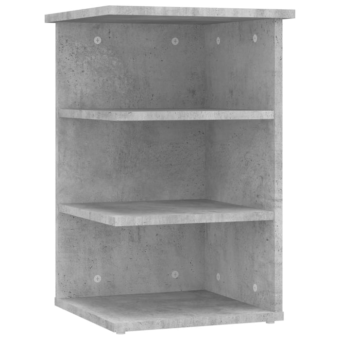 Dulap lateral, gri beton, 35x35x55 cm, PAL - WALTI WALTI