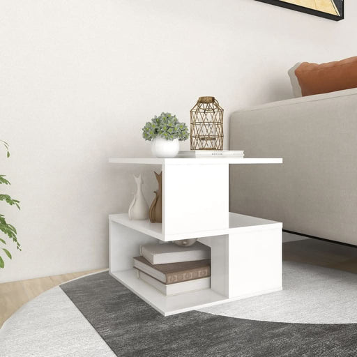Masă laterală, alb, 40x40x40 cm, PAL - WALTI WALTI