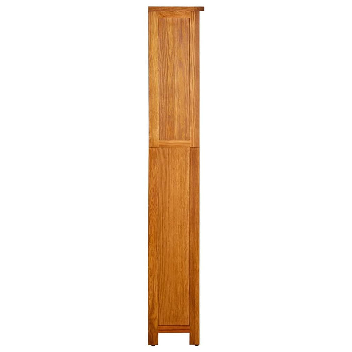 Bibliotecă cu 5 rafturi, 70x22x140 cm, lemn masiv de stejar - WALTI WALTI