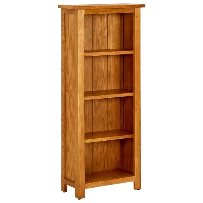 Bibliotecă cu 4 rafturi, 45x22x110 cm, lemn masiv de stejar - WALTI WALTI