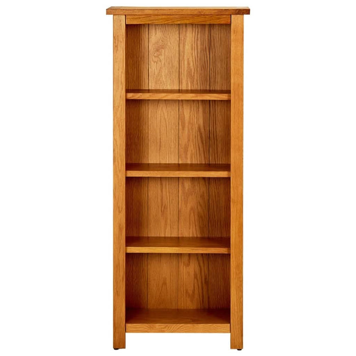 Bibliotecă cu 4 rafturi, 45x22x110 cm, lemn masiv de stejar - WALTI WALTI
