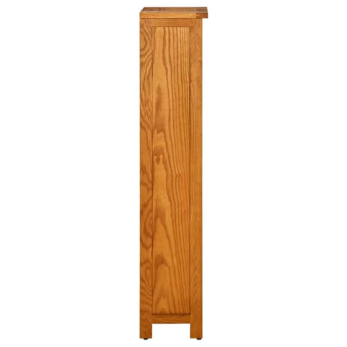 Bibliotecă cu 4 rafturi, 45x22x110 cm, lemn masiv de stejar - WALTI WALTI