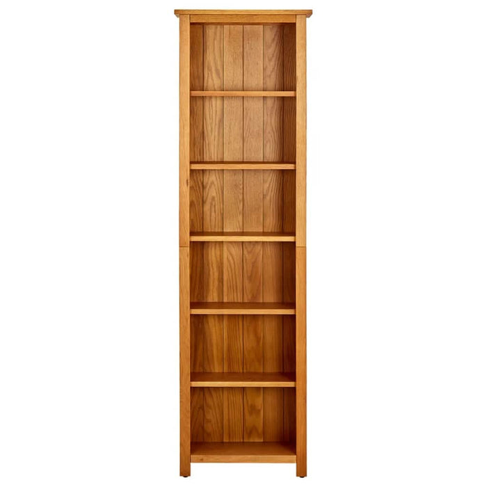 Bibliotecă cu 6 rafturi, 52x22x180 cm, lemn masiv de stejar - WALTI WALTI